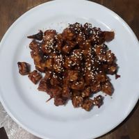 Fried tempe at Giridhari in Kuta