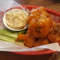 Buffalo Cauliflower with blue 'cheese' dip at The Brook in East London