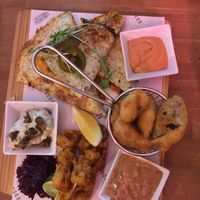 Skewers, quesadillas and tofish at The Brook in East London