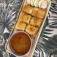 Springrolls were good   at Qcumber in Khao Lak