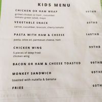 Menu November 2019 at Qcumber in Khao Lak