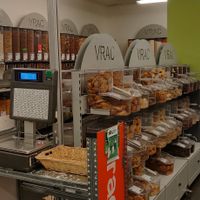 The bulk section at Bio c' Bon - Saint-Maur in Paris