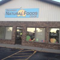 Front entrance at Breadroot Natural Foods Cooperative in Rapid City