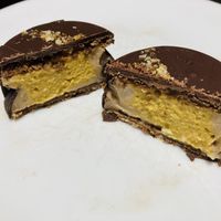 Delicious sweet with Lucuma (a nutty fruit) amazing!   at Semilla in Santiago