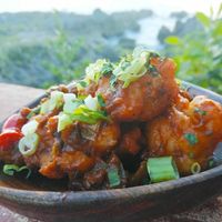 Cauliflower Manchurian at Vivo Cafe & Restaurant in West Bay