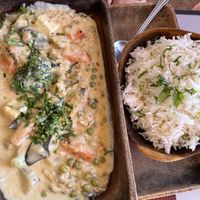 Indian curry  at Vivo Cafe & Restaurant in West Bay