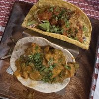 American and Indian taco(fridays only)  at Vivo Cafe & Restaurant in West Bay