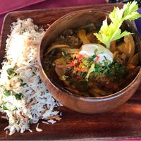 Vegan Curry at Vivo Cafe & Restaurant in West Bay