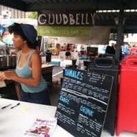 Menu at Saturday market. at Guudbelly in Houston