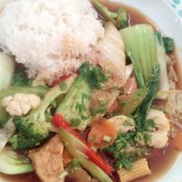 Vegan Restaurant Inala - seafood rice at Inala Vegan Restaurant in Inala