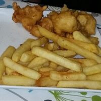 chicken nuggets chips mayo (tastes like aoli) at Inala Vegan Restaurant in Inala