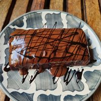 Ragi cake at Terrasen Cafe in Hyderabad