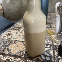 Oat milk latte (sooo gooood)  at Terrasen Cafe in Hyderabad
