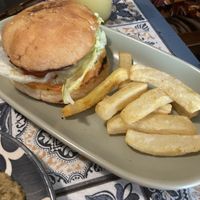 Burger— good a balance of sauce and other toppings   at Terrasen Cafe in Hyderabad
