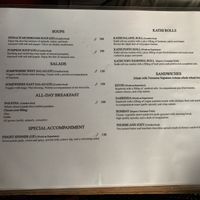 Food menu part 2 at Terrasen Cafe in Hyderabad