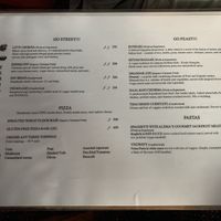Food menu part 1 at Terrasen Cafe in Hyderabad