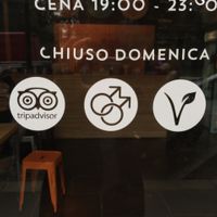 Logo in The Window at Flower Burger - Viale Vittorio Veneto in Milan