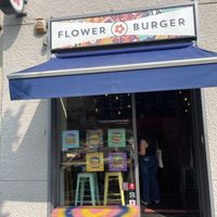 Shop front   at Flower Burger - Viale Vittorio Veneto in Milan