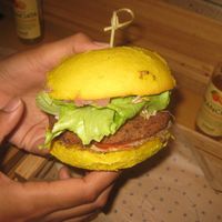 Oliseitan burger at Flower Burger - Viale Vittorio Veneto in Milan