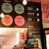 Delicious options at Flower Burger! at Flower Burger - Viale Vittorio Veneto in Milan