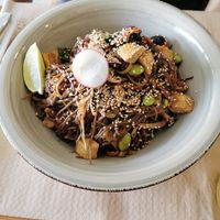 Spaghetti at BuenaVida Vegan in Tenerife