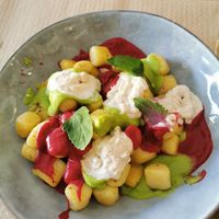 Gnocchi, to die for at BuenaVida Vegan in Tenerife