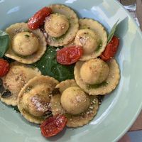 Ravioli  at BuenaVida Vegan in Tenerife