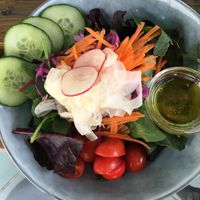 Their idea of a "small" side salad at BuenaVida Vegan in Tenerife