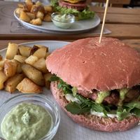 Burgers 😍  at BuenaVida Vegan in Tenerife