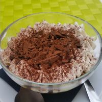 tiramisu at BuenaVida Vegan in Tenerife