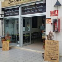 outside at BuenaVida Vegan in Tenerife