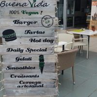 outside at BuenaVida Vegan in Tenerife