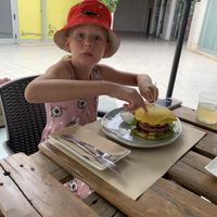 Bacon burger  at BuenaVida Vegan in Tenerife