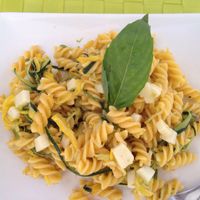 delicious pasta  at BuenaVida Vegan in Tenerife