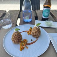 Arancini  at BuenaVida Vegan in Tenerife