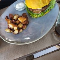 burger at BuenaVida Vegan in Tenerife