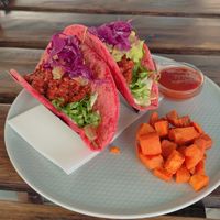 Tacos at BuenaVida Vegan in Tenerife