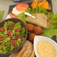 entree at BuenaVida Vegan in Tenerife