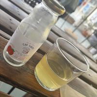 Apple juice   at BuenaVida Vegan in Tenerife