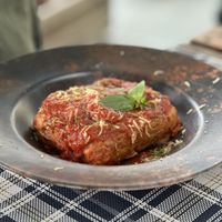 Vegan lasagne   at BuenaVida Vegan in Tenerife