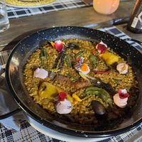Paella  at BuenaVida Vegan in Tenerife