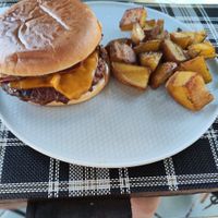 Burger at BuenaVida Vegan in Tenerife