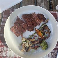 Redefine steak   at BuenaVida Vegan in Tenerife