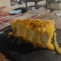 Cheesecake at BuenaVida Vegan in Tenerife