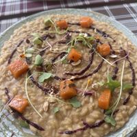 Kürbis Risotto  at BuenaVida Vegan in Tenerife