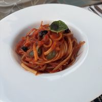 Linguine  at BuenaVida Vegan in Tenerife