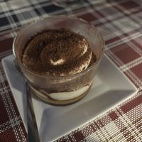 Tiramisu  at BuenaVida Vegan in Tenerife