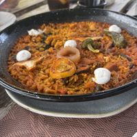 Vegetable Paella   at BuenaVida Vegan in Tenerife