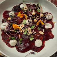 January 2026 - Beet Carpaccio at BuenaVida Vegan in Tenerife
