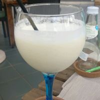 Pina colado at BuenaVida Vegan in Tenerife